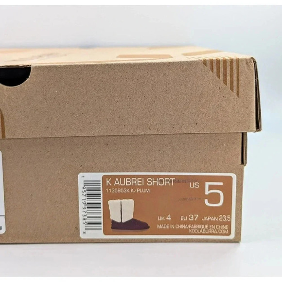 Koolaburra by UGG Big Kids Aubrei Short Boots Size EU 37 / 23.5 cm (MSRP $100) - Picture 8 of 8